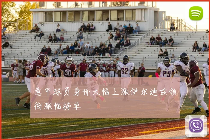 意甲球员身价大幅上涨伊尔迪兹领衔涨幅榜单