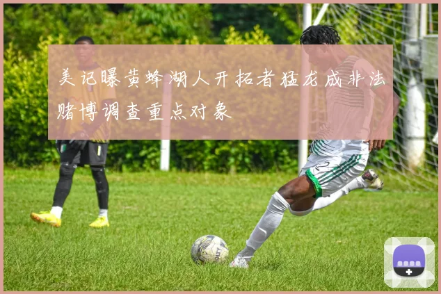 美记曝黄蜂湖人开拓者猛龙成非法赌博调查重点对象